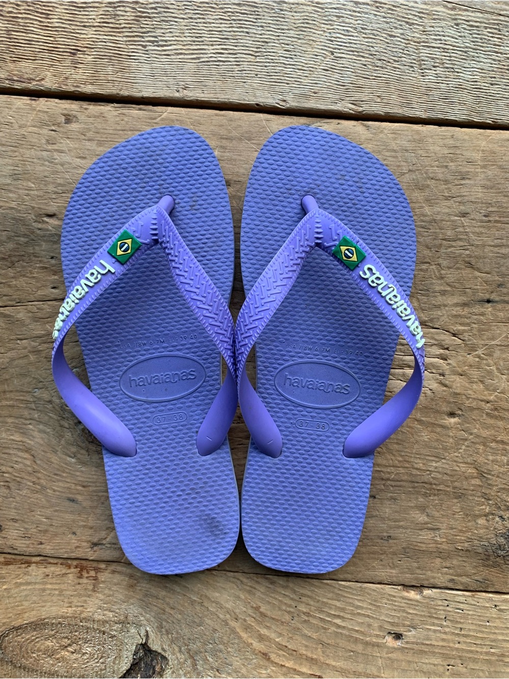 Havaianas Original Brasil Logo Flip Flops